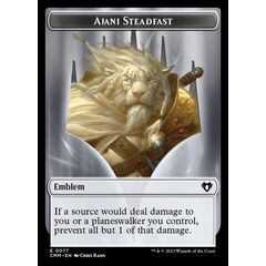 Ajani Steadfast Emblem Token