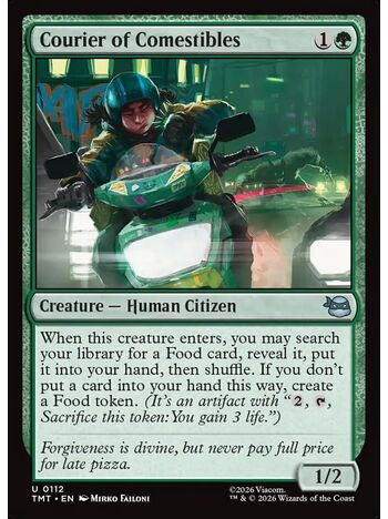 Courier of Comestibles