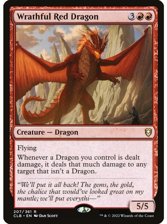 Wrathful Red Dragon