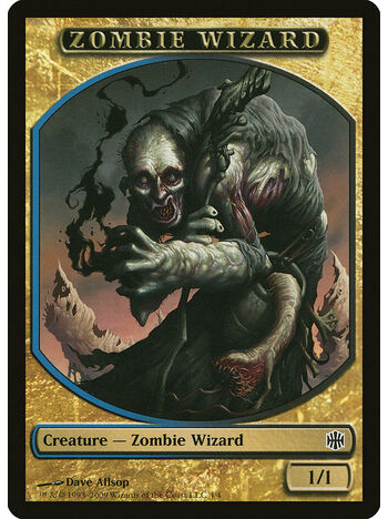 Zombie Wizard Token