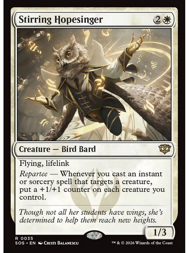 Stirring Hopesinger