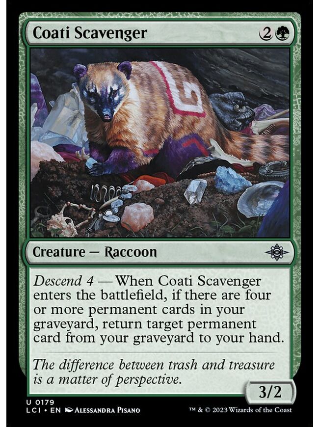 Coati Scavenger