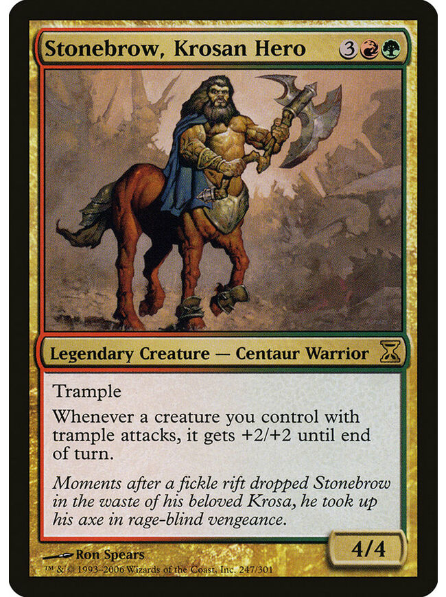 Stonebrow, Krosan Hero