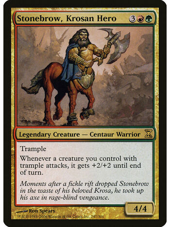 Stonebrow, Krosan Hero