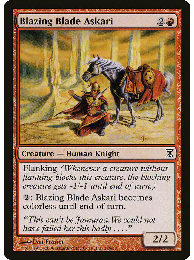 Blazing Blade Askari