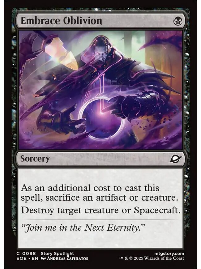 Embrace Oblivion