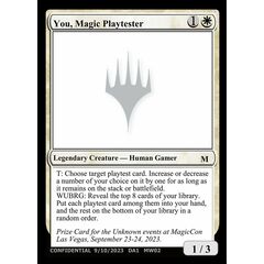 You, Magic Playtester