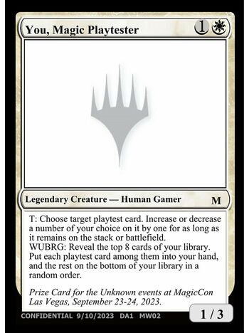 You, Magic Playtester