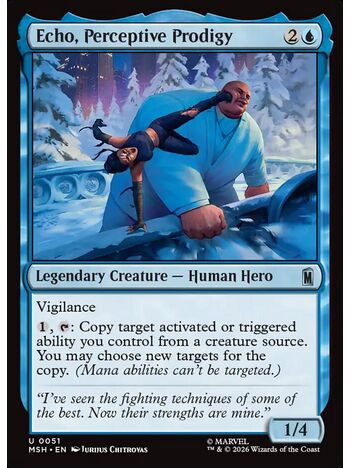 Echo, Perceptive Prodigy