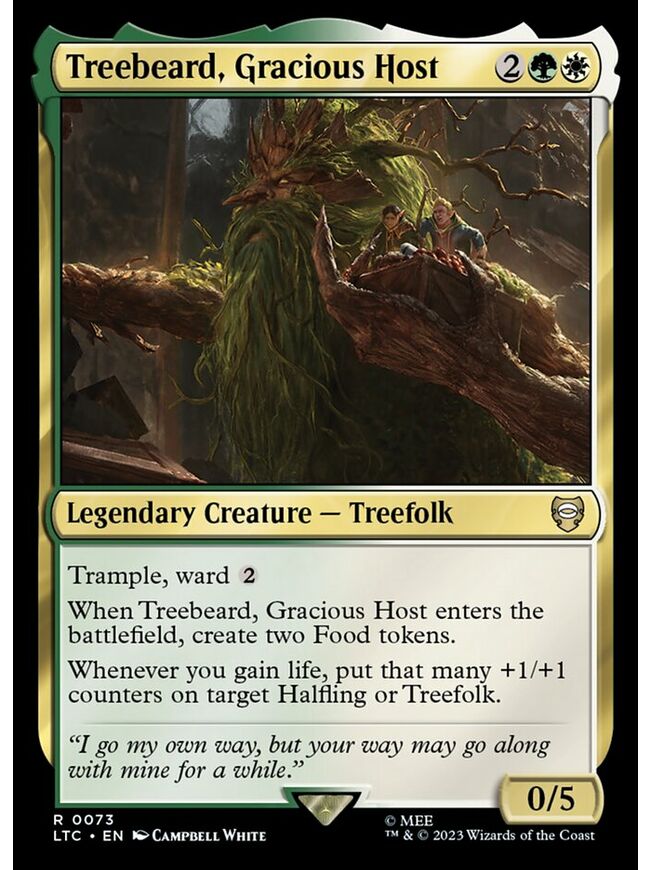 Treebeard, Gracious Host