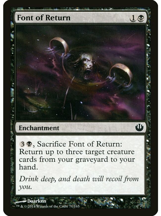 Font of Return