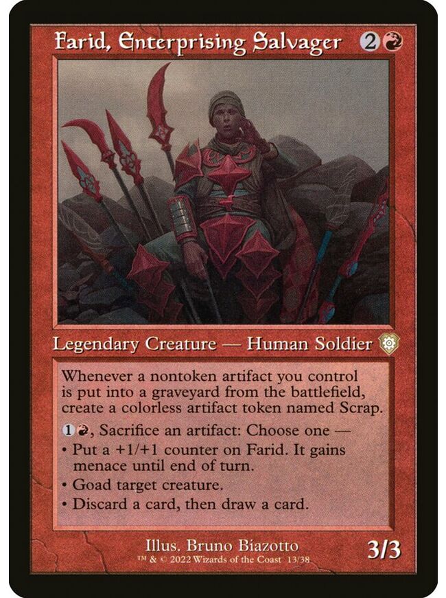 Farid, Enterprising Salvager