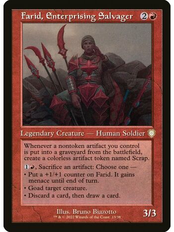 Farid, Enterprising Salvager