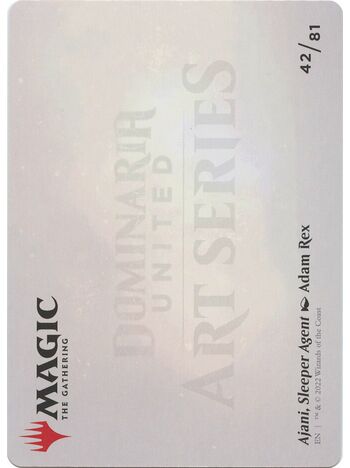 Ajani, Sleeper Agent // Ajani, Sleeper Agent (Art Series)