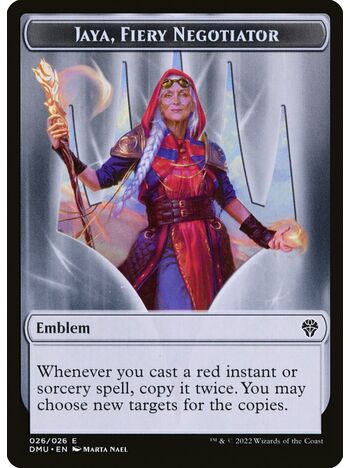 Jaya, Fiery Negotiator Emblem Token