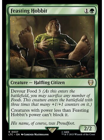 Feasting Hobbit