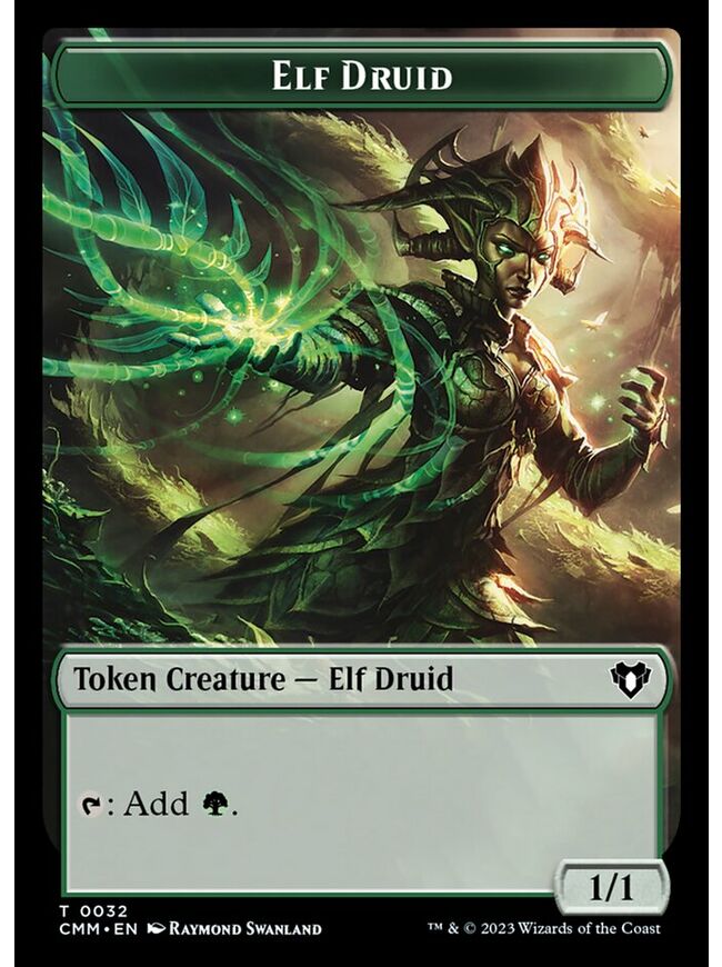 Elf Druid Token