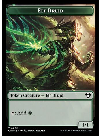 Elf Druid Token