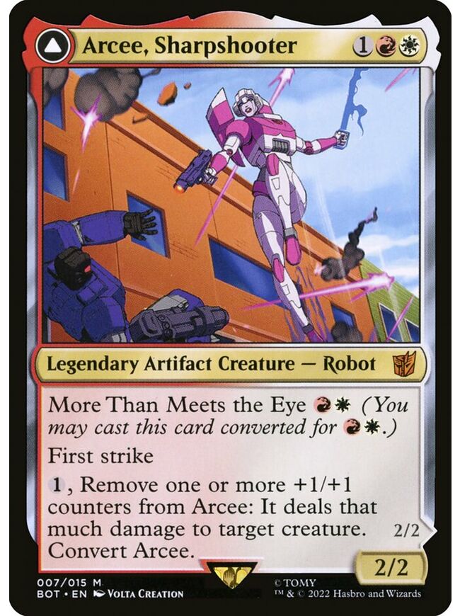 Arcee, Sharpshooter // Arcee, Acrobatic Coupe