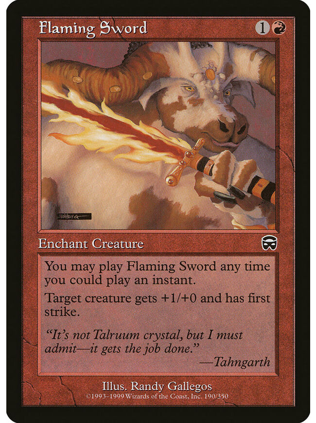 Flaming Sword