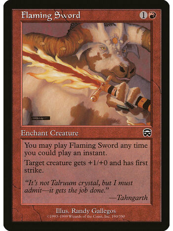 Flaming Sword