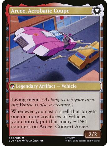 Arcee, Sharpshooter // Arcee, Acrobatic Coupe