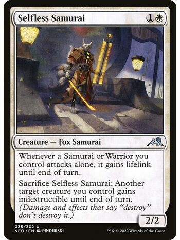 Selfless Samurai