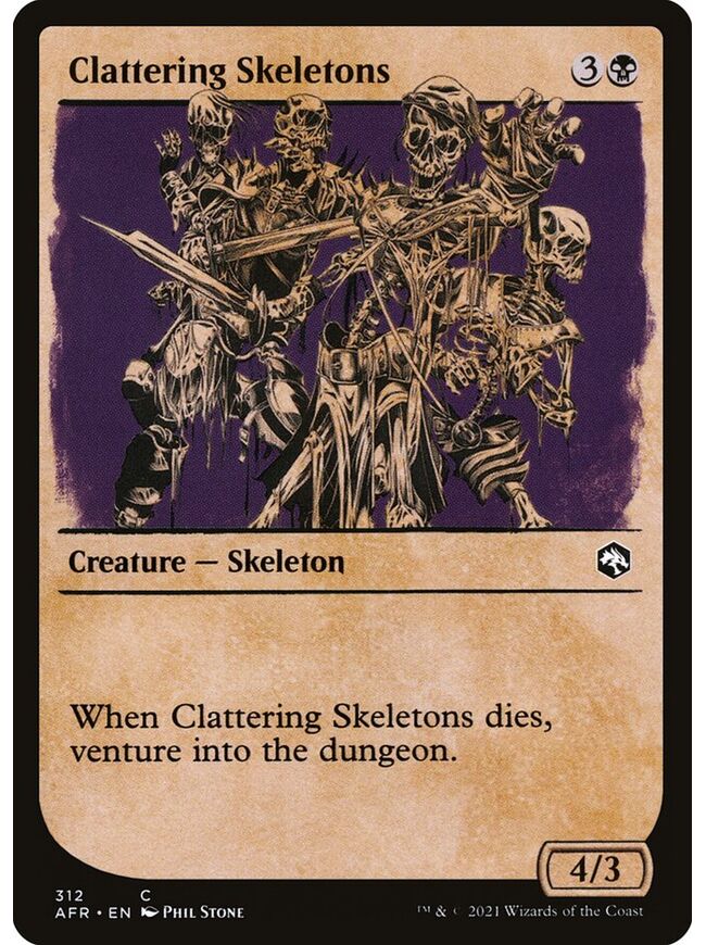 Clattering Skeletons