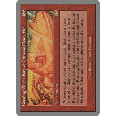 Burning Cinder Fury of Crimson Chaos Fire