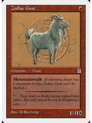 Zodiac Goat