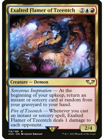 Exalted Flamer of Tzeentch
