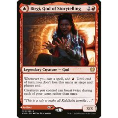Birgi, God of Storytelling // Harnfel, Horn of Bounty