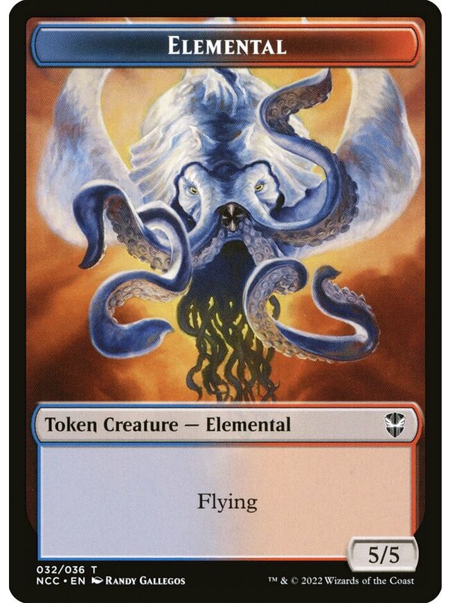 Elemental Token (5/5) (Blue/Red)
