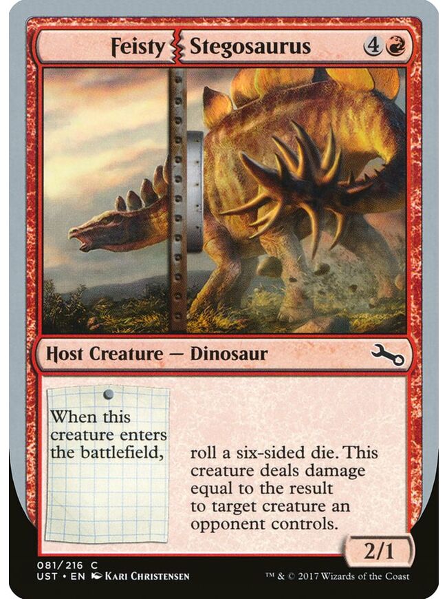 Feisty Stegosaurus