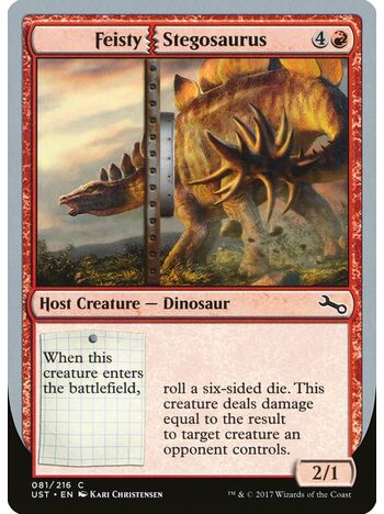 Feisty Stegosaurus