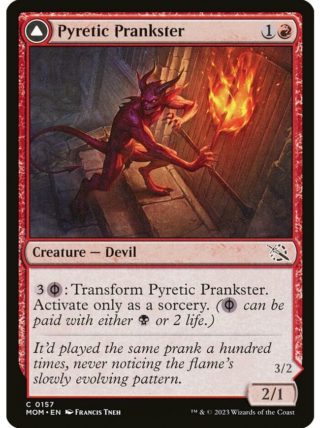 Pyretic Prankster // Glistening Goremonger
