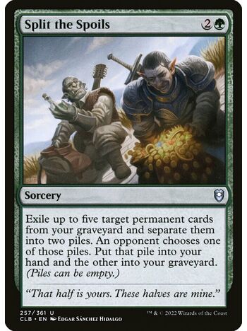 Split the Spoils