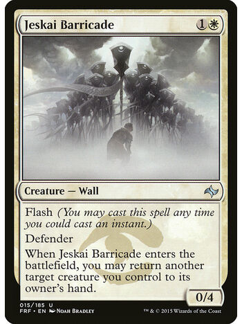 Jeskai Barricade