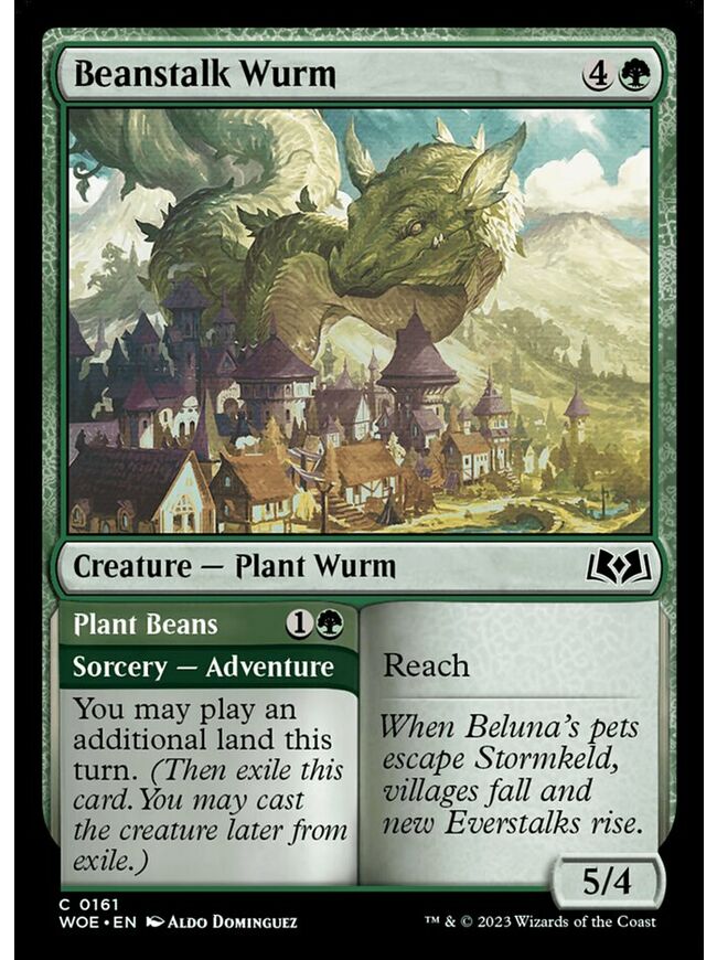 Beanstalk Wurm // Plant Beans