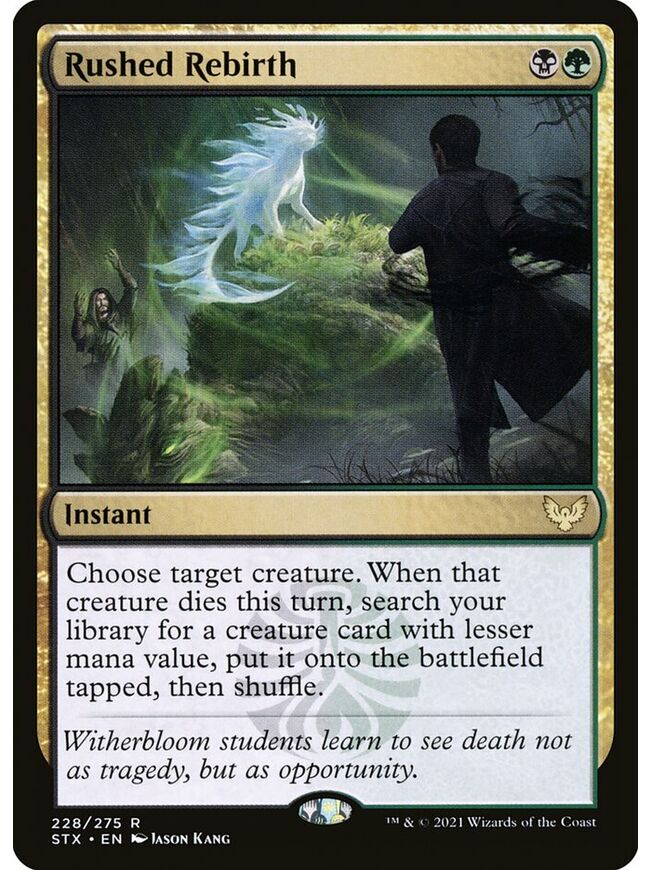 Rushed Rebirth