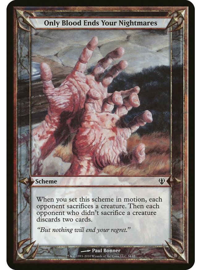 Only Blood Ends Your Nightmares