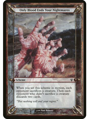 Only Blood Ends Your Nightmares