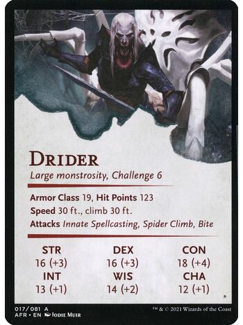 Drider // Drider (Art Series)