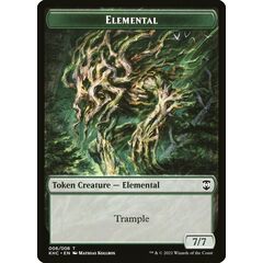 Elemental Token (7/7) (Trample)