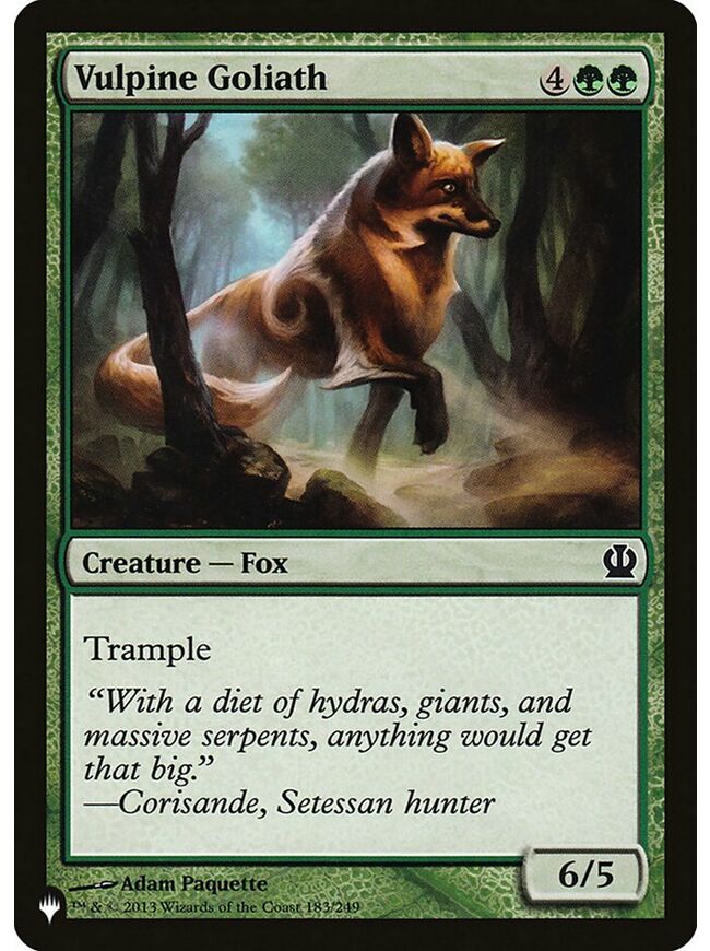 Vulpine Goliath