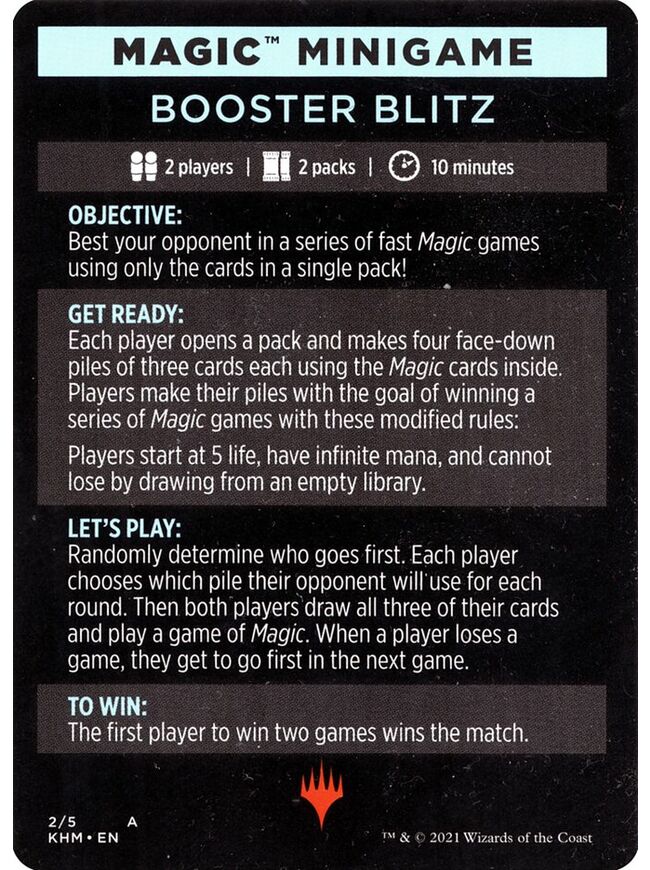 Booster Blitz