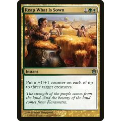 Reap What Is Sown
