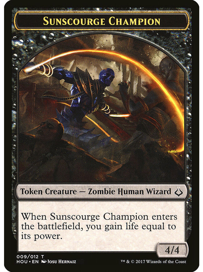 Sunscourge Champion Token