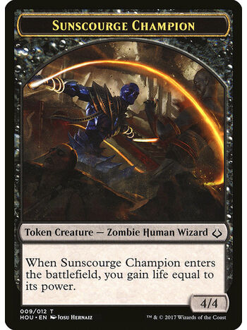 Sunscourge Champion Token