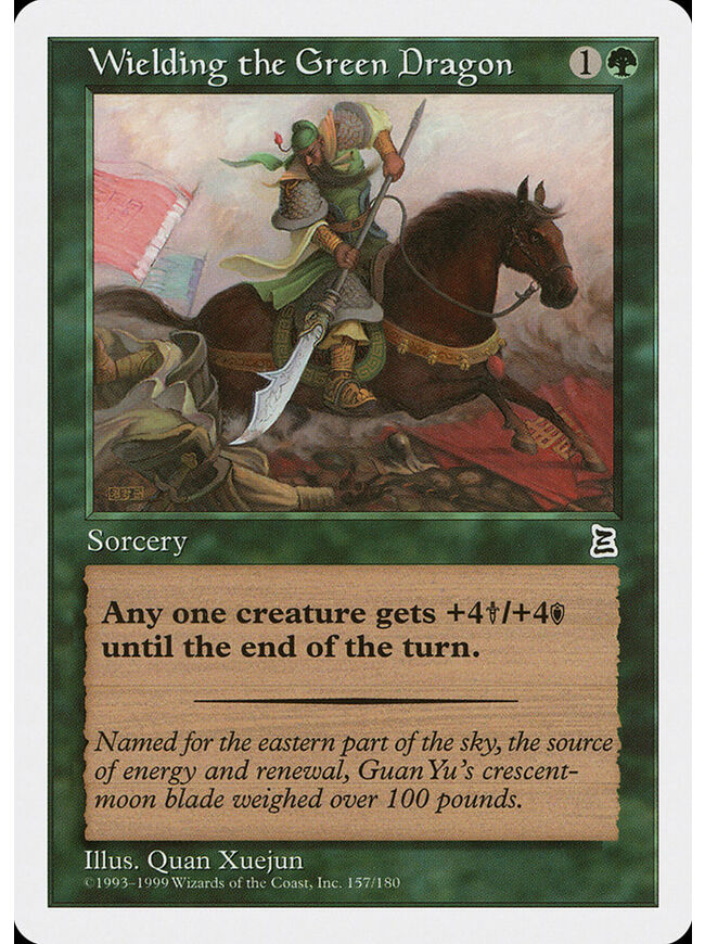 Wielding the Green Dragon